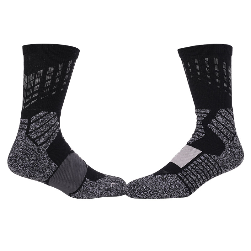 Men Women Crew Socks Thick Towel Bottom Basketball Training Sports Socks Comfortable Breathable Socks Compression Scoks